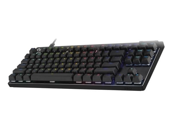 Logitech G PRO X TKL RAPID, Langallinen, USB, Magnetic-mechanical key switch, QWERTY, LED, musta
