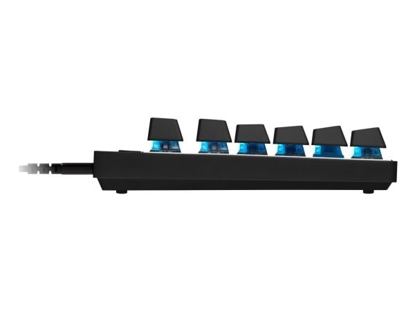 Logitech G PRO X TKL RAPID, Langallinen, USB, Magnetic-mechanical key switch, QWERTY, LED, musta
