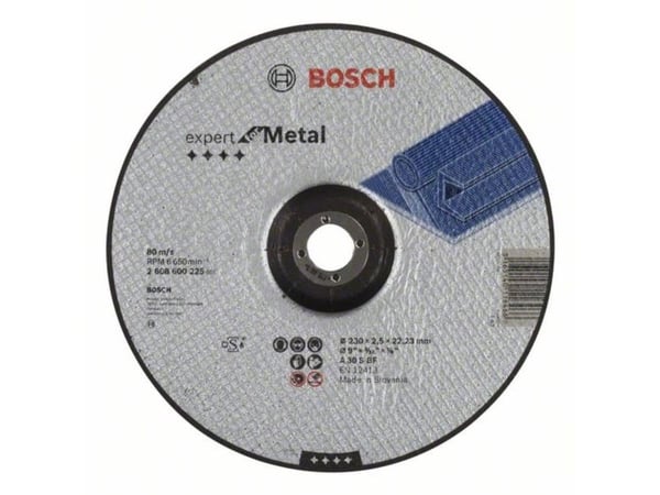 Bosch 2 608 600 225, levyleikkuri, Metalli, 23 cm, Bosch, Sisäänpainettu keskiosa, 2,22 cm