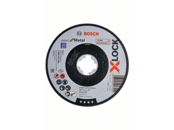 Bosch Expert for Metal AS 46 S BF - Skjæreplate - 125 mm - X-LOCK