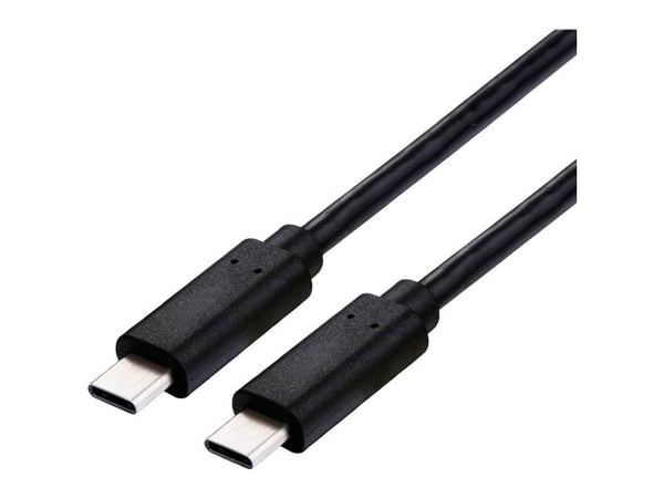 ROLINE 11029100, 0,5 m, USB C, USB C, USB4 Gen 3x2, 40000 Mbit/s, Musta