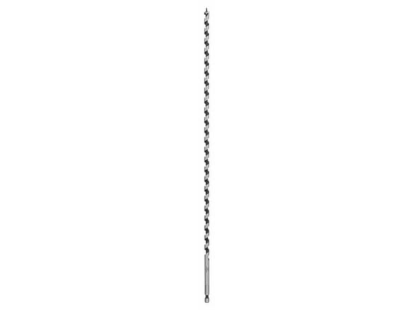 Bosch - Bor - for bløtt tre, løvtre - vribordel - 8 mm - heksagonal - lengde: 450 mm