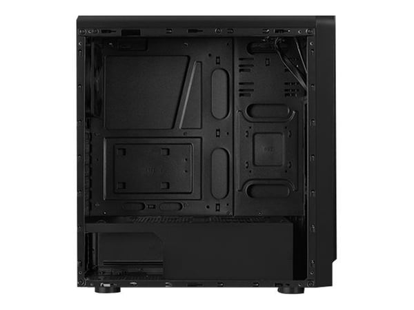 AeroCool Rift - Tower - ATX - sidepanel med vindu - ingen strømforsyning (ATX) - svart - USB/lyd