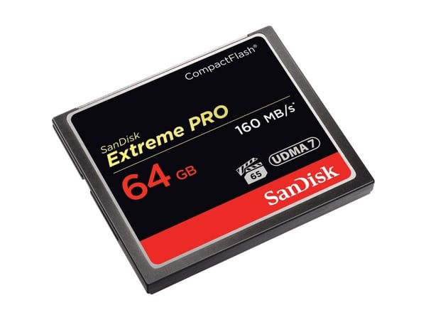 SanDisk Extreme Pro - Flashhukommelseskortti - 64 GB - 1000x/1067x - CompactFlash-levyjä