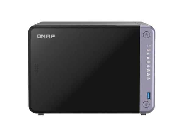 QNAP TS-632X-4G - NAS-server - 6 brønner - SATA 6Gb/s - RAID 0, 1, 5, 6, 10, 50, JBOD, 60 - RAM 4 GB - Gigabit Ethernet / 2.5 Gigabit Ethernet / 10...
