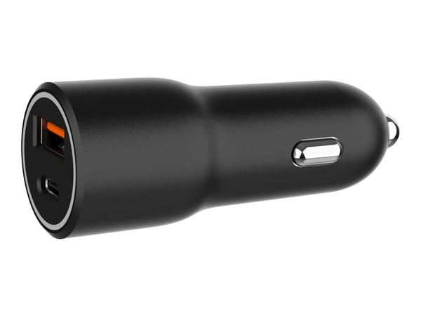 GEMBIRD GEMBIRD Rapid autolaturi 2x USB Type-C PD 38W musta