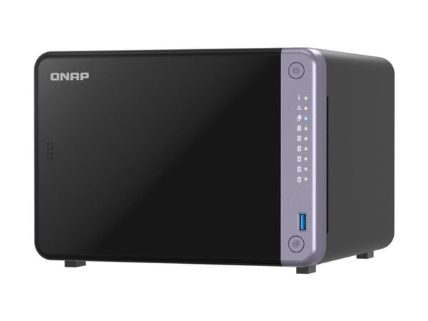 QNAP TS-632X-4G - NAS-server - 6 brønner - SATA 6Gb/s - RAID 0, 1, 5, 6, 10, 50, JBOD, 60 - RAM 4 GB - Gigabit Ethernet / 2.5 Gigabit Ethernet / 10...