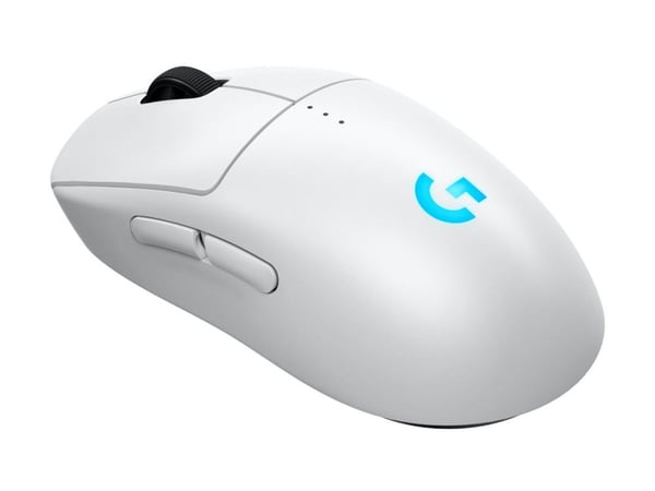 Logitech G PRO 2 LIGHTSPEED Mouse, Molempikätinen, Optinen, Langaton RF, 32000 DPI, 1 ms, Valkoinen