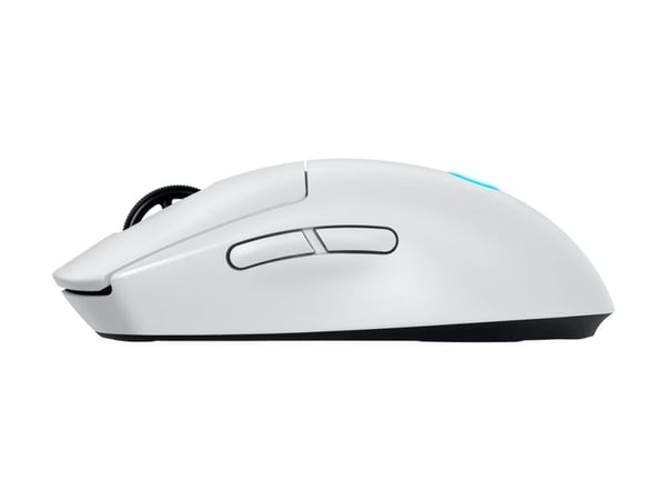 Logitech G PRO 2 LIGHTSPEED Mouse, Molempikätinen, Optinen, Langaton RF, 32000 DPI, 1 ms, Valkoinen