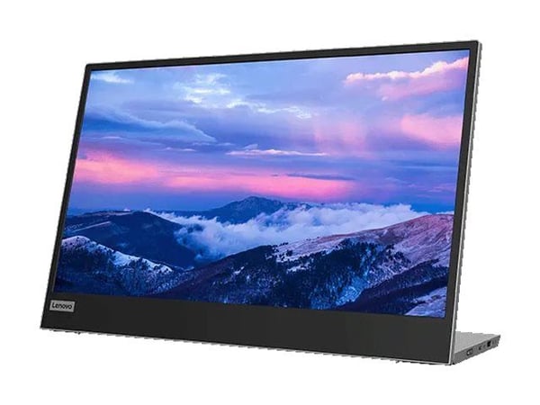 Lenovo L152 - LED-skjerm - 15.6" (16" synlig) - portabel - 1920 x 1080 Full HD (1080p) - IPS - 250 cd/m² - 1000:1 - 6 ms - 2xUSB-C - ravnsort