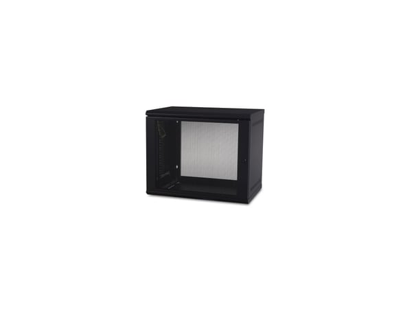 APC NetShelter WX AR109 - Skap - veggmonterbar - svart - 9U - 19" - for P/N: ACF600, AR8213, NBWL0355A, NBWL0356A