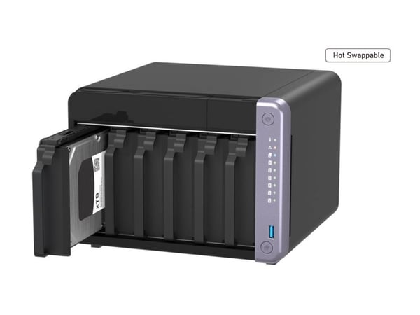 QNAP TS-632X-4G - NAS-server - 6 brønner - SATA 6Gb/s - RAID 0, 1, 5, 6, 10, 50, JBOD, 60 - RAM 4 GB - Gigabit Ethernet / 2.5 Gigabit Ethernet / 10...