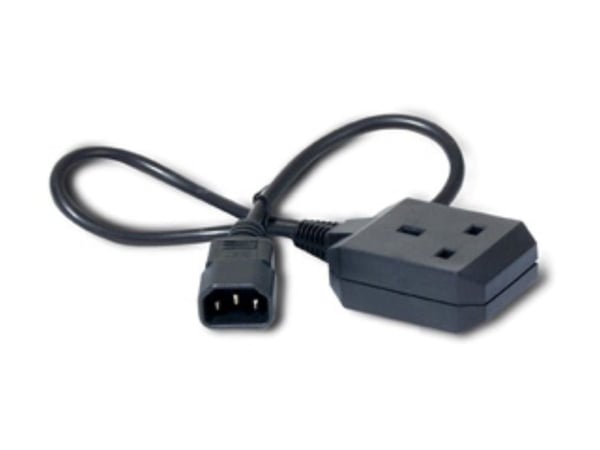 APC - Strömkabel - IEC 60320 C14 till BS 1363 (hona) - 10 A - 61 cm - svart - för P/N: SCL500RMI1U, SCL500RMI1UC, SCL500RMI1UNC, SMTL1500RMI3UC, SM...
