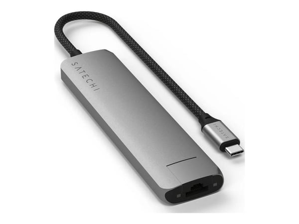 Satechi 7-in-1 - Telakointiasema - USB-C / USB 3.2 Gen 2 x 2 - HDMI - 1GbE