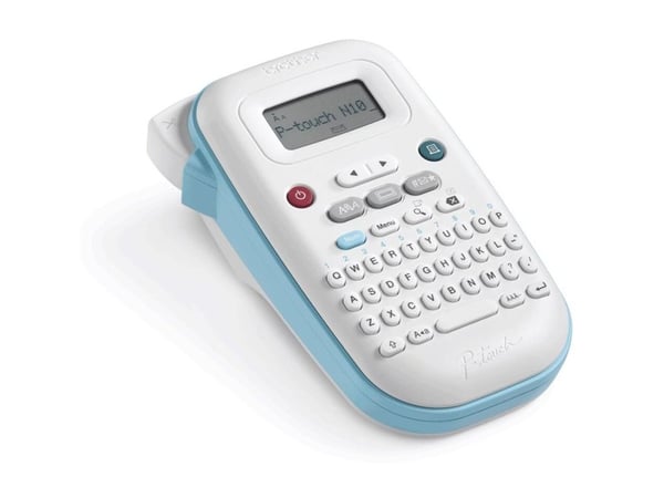 Brother P-Touch PT-N10 - Etikettmaker - S/H - direktetermisk - 12 mm bredde - 180 dpi - inntil 9 mm/sek - kutter - utskriftsforhåndsvisning, 2-linj...