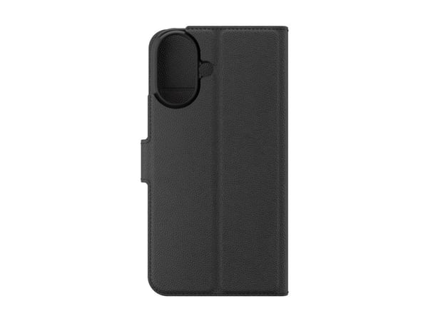 iFrogz Defence - Lommebok for mobiltelefon - PU-skinn (termoplastisk polyuretan + polykarbonat), lærfølelse - svart - for Apple iPhone 16