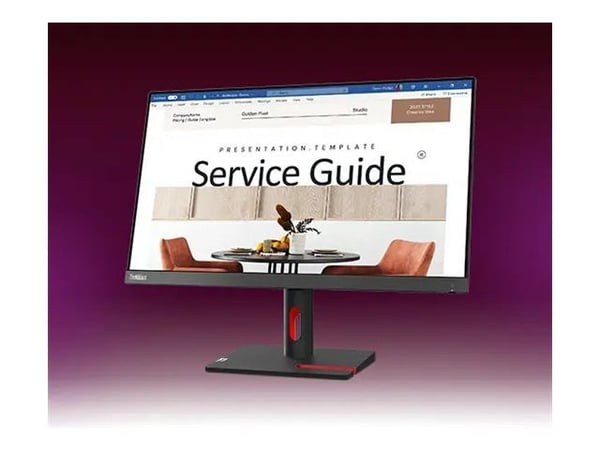 Lenovo ThinkVision S24i-30 - LED-skjerm - 24" (23.8" synlig) - 1920 x 1080 Full HD (1080p) - IPS - 250 cd/m² - 1300:1 - 4 ms - ravnsort