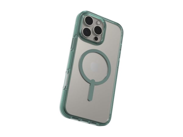 Zagg Santa Cruz Snap - Baksidedeksel for mobiltelefon - MagSafe-samsvar - grafen - grønn - for Apple iPhone 16 Pro Max