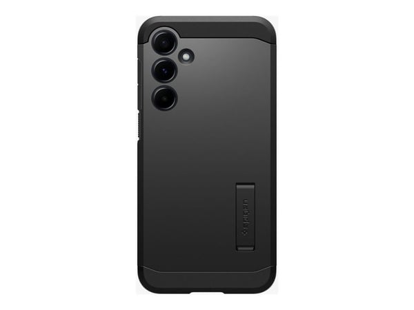 Spigen Tough Armor - Baksidesskydd för mobiltelefon - polykarbonat, stötskum, flexibel termoplastisk polyuretan (TPU) - svart - för Samsung Galaxy A55