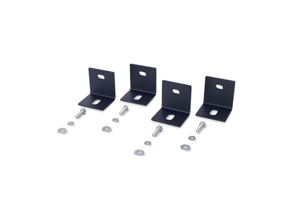 APC Bolt Down Kit - Rack-boltsett - svart - for P/N: NBPD0150, SMX2KR2UX145, SMX3KR2UNCX145, SRT5KRMXLT-A, SRT6KRMXLT-A, SRT8KRMXLT-A