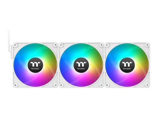 Thermaltake CT140 EX Reverse ARGB Sync - Insats med fläkt - 140 mm - vit (pack om 3)