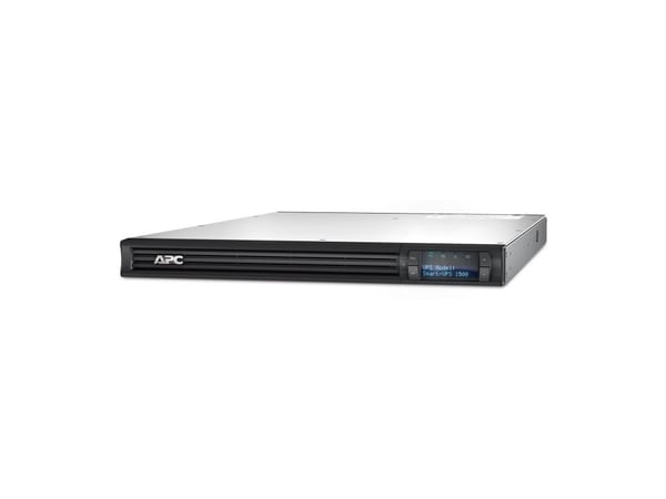 APC Smart-UPS 1500 LCD - UPS (kan monteres i rack) - AC 230 V - 1000 watt - 1500 VA - RS-232, USB - utgangskontakter: 6 - 1U - svart - for P/N: AR4...