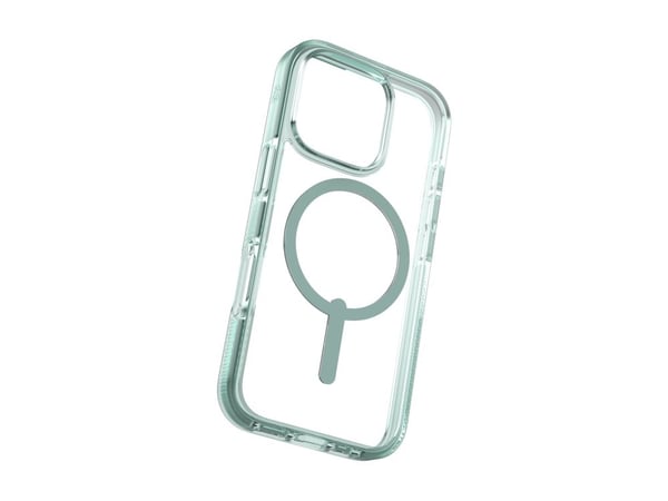 Zagg Santa Cruz Snap - Baksidedeksel for mobiltelefon - MagSafe-samsvar - grafen - grønn - for Apple iPhone 16 Pro