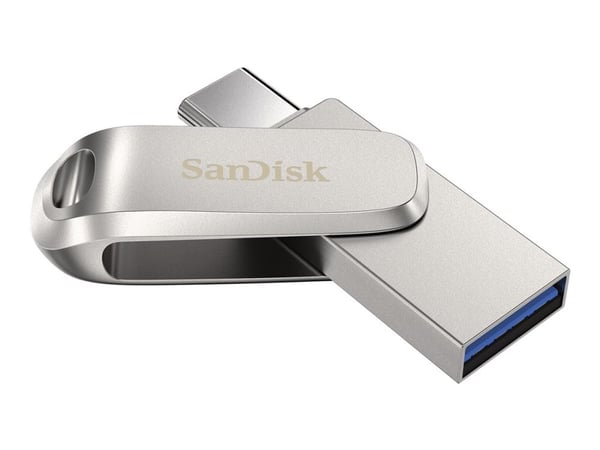 SanDisk Ultra Dual Drive Luxe - USB-flashstasjon - 512 GB - USB 3.2 Gen 1 / USB-C