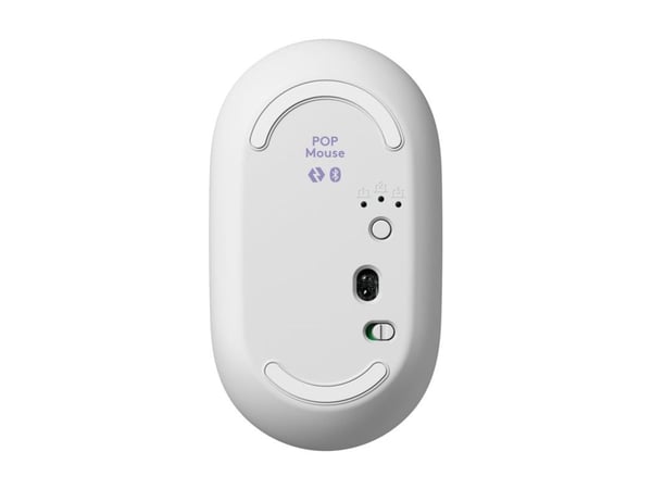 Logitech POP - Mus - tilpassbar emoji - optisk - 4 knapper - trådløs - Bluetooth 5.1 LE - lilla