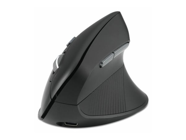 Kensington Pro Fit Ergo MY630 EQ - Mus - ergonomisk - ladbar - 5 knapper - trådløs - 2.4 GHz, Bluetooth - USB trådløs mottaker - detaljhandel boks