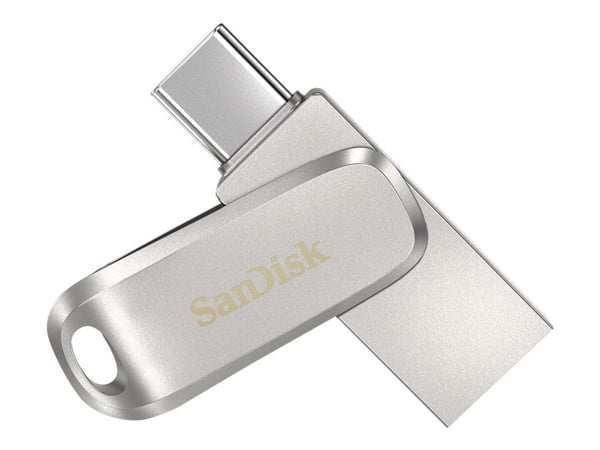 SanDisk Ultra Dual Drive Luxe - USB-flashstasjon - 1 TB - USB 3.2 Gen 1 / USB-C