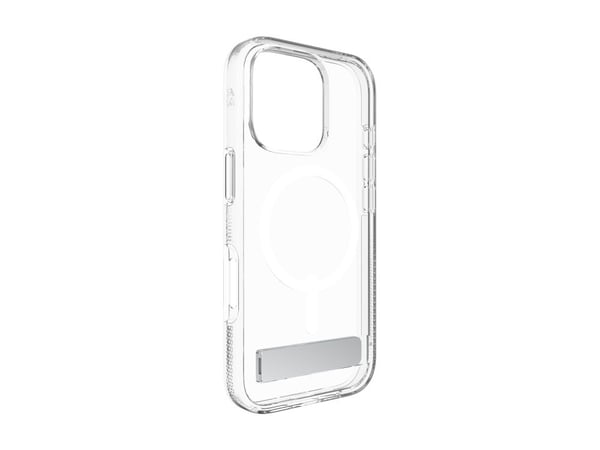 ZAGG Crystal Palace Snap m/stativ, deksel, Apple, iPhone 16 Pro, 16 cm (6,3"), gjennomsiktig