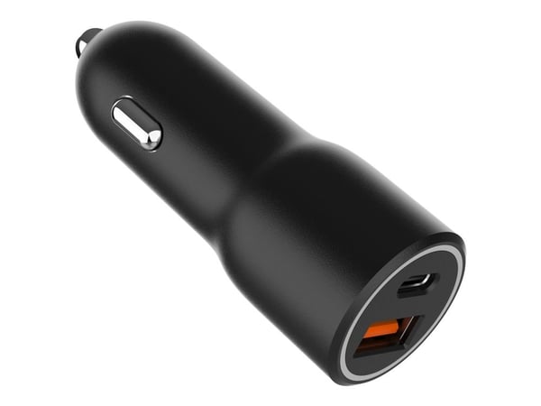 GEMBIRD GEMBIRD Rapid autolaturi 2x USB Type-C PD 38W musta