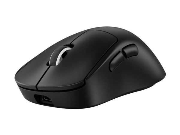 Logitech G PRO X SUPERLIGHT 2 DEX - Mus - ergonomisk - gaming - høyrehendt - optisk - 5 knapper - trådløs, kablet - 2.4 GHz, USB - svart