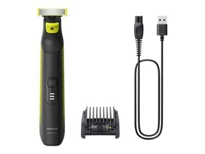 Philips OneBlade Pro QP6506/15 Hiustenleikkuri ja parranajokone, musta/vihreä