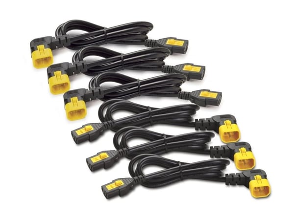 APC - Strömkabel - power IEC 60320 C13 till IEC 60320 C14 - 10 A - 1.83 m - 90° anslutning - svart - Världsomspännande - för P/N: SCL500RMI1U, SCL5...