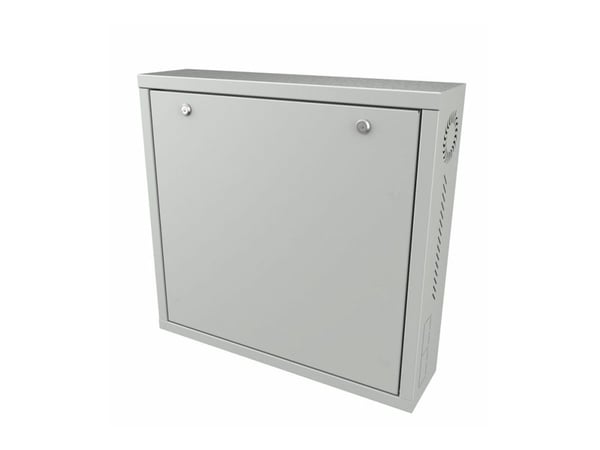 Lanview by Logon - Rack skap - 58 x 15, slim - veggmonterbar - hvit, RAL 7035 - 1U - 19"