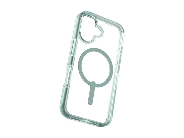 Zagg Santa Cruz Snap - Baksidedeksel for mobiltelefon - MagSafe-samsvar - grafen - grønn - for Apple iPhone 16