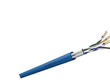 Actassi uskjermet datakabel Cat 6A U/UTP 4P CL-MNC 550MHz 500M Dca blå. separasjonsklasse C - (500 meter)