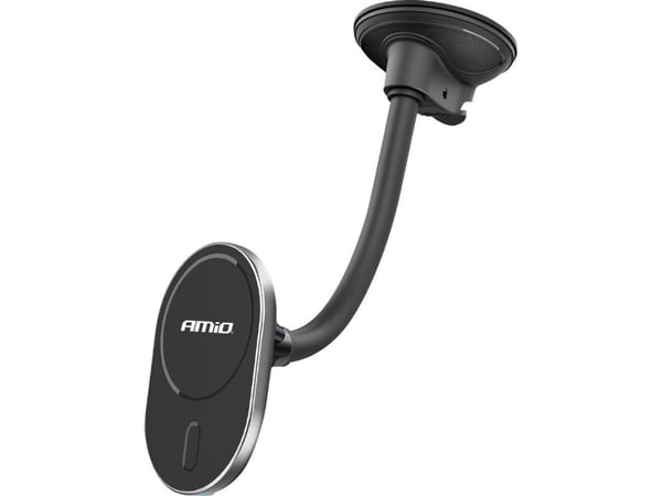 AMiO biltelefonholder for telefon med induksjonslader til glass/dash my mag 15W AMIO-03772