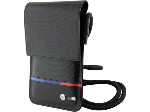 BMW plånbok BMW BMOWBPUCARTCBK wallet bag svart/svart Carbon Tricolor Line