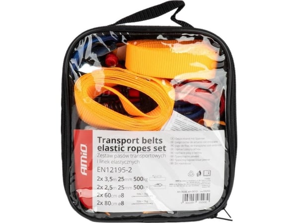 AMiO sett transportremmer og elastiske stropper amio-03293 AMiO sett transportremmer og elastiske stropper amio-03293