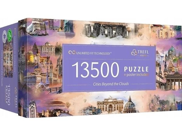 Trefl Prime, 13500 styck, Stad, 12 År