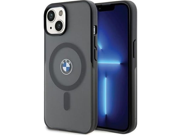 BMW BMHMP15MDSLK iPhone 15 Plus/14 Plus 6.7" hardt deksel IML Signature MagSafe svart