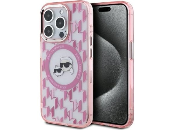 Karl Lagerfeld Karl Lagerfeld Karl Lagerfeld KLHMP15XHMCKMHP iPhone 15 Pro Max 6.7" vaaleanpunainen/vaaleanpunainen IML Monogrammi Karl&amp;Choupet...