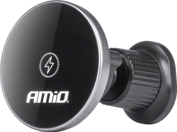 AMiO Mag telefonholder med induktiv lader til bil for luftegitter 15W AMIO-03773