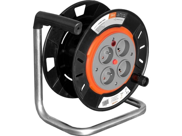 Orno Zwijak bębnowy IP20 4x2P+Z 16A 230V, H05RR-F 3x1.5mm2, 25m