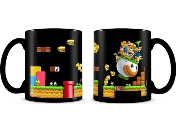 Pyramid Super Mario Gold Coin Rush Mug| Reagerer på varme 315ml