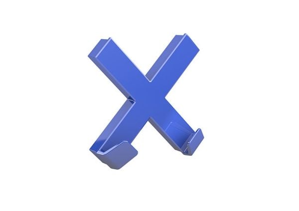 Dahle MEGA Magnet CROSS XL, 90 mm, 90 mm, 1 stykker