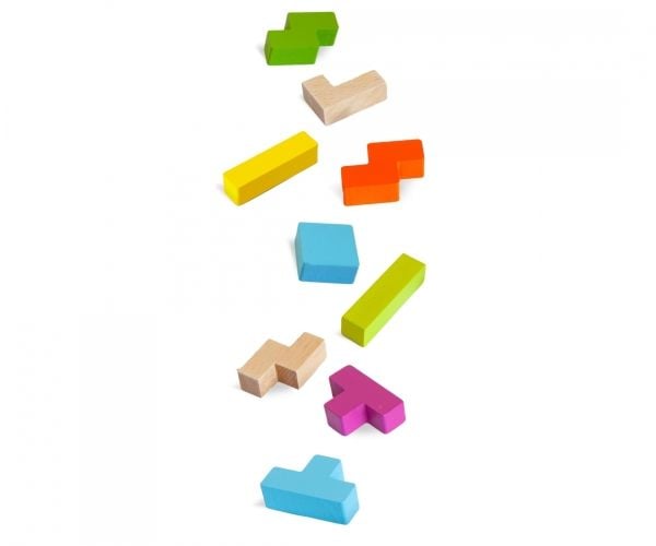 Eichhorn Tetris Game, Byggesett, 4 år, Bøk, MDF, Tre, 20 stykker